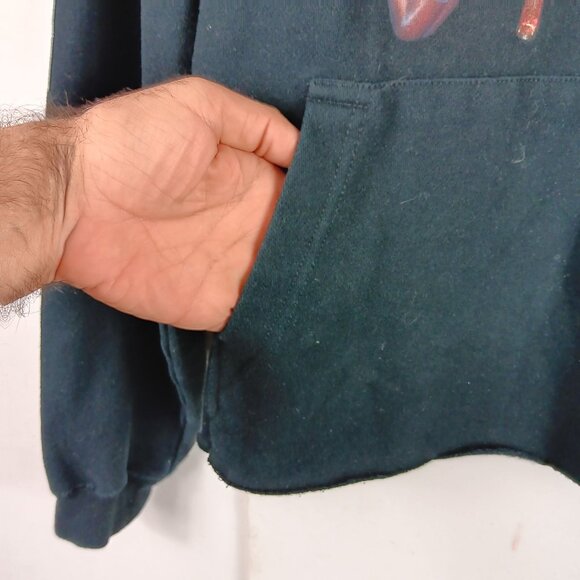 Playboy Black Hoodie Retro Cover Graphic Size Medium Black Entertainment For Men - Picture 4 of 9